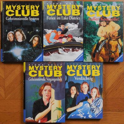 5 Bände Mystery Club von Fiona Kelly