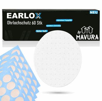 EARLOX Earlobe Tapes Ohrlochschutz ausgeleierte Ohrläppchen gerissene Ohrlöcher