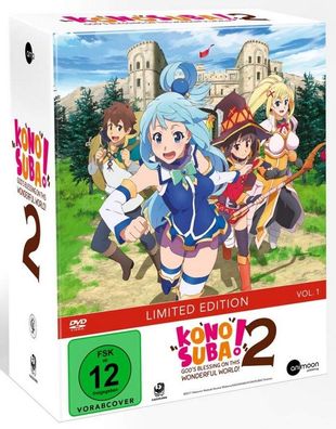 KonoSuba - Staffel 2 - Vol.1 + Sammelschuber - Limited Edition - DVD - NEU