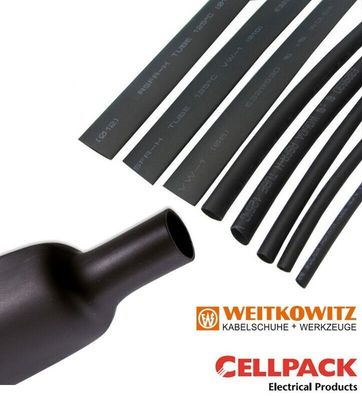 1 Meter Schrumpfschlauch Weitkowitz / Cellpack mit oder ohne Kleber 2:1 / 4:1