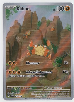 Pokemon Karmesin & Purpur - Klibbe SV1DE 217/198 - NM Deutsch