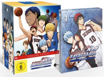 Kuroko´s Basketball - Staffel 1 - Vol.1 + Sammelschuber - Limited - DVD - NEU