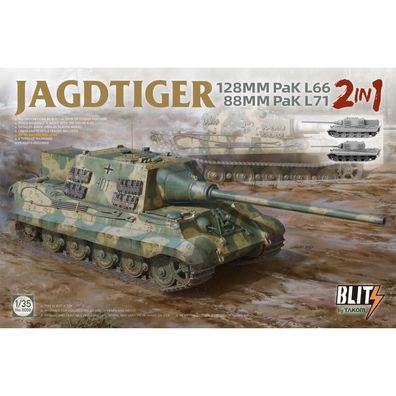 Versand Innerhalb 24 H Jagdtiger 128 mm Pak L66 &; 88mm Pak L71 2 in 1