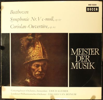 DECCA MD 1024 - Symphonie Nr. V C-Moll, Op. 67 - Coriolan-Ouvertüre, Op. 62