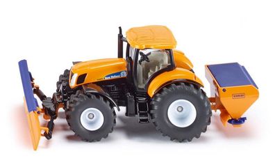 SIKU 2940 Traktor mit Räumschild und Streuer 1:50