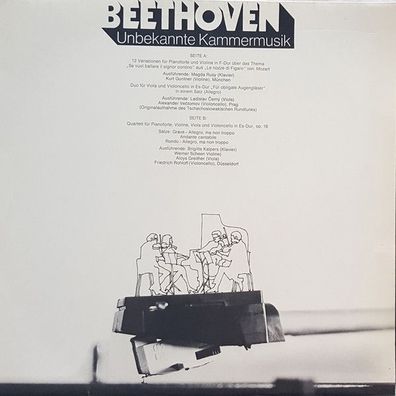 Unbekannte Kammermusik 0654098 - Beethoven Unbekannte Kammermusik