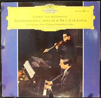 Deutsche Grammophon LPM 18623 - Violin Sonatas In C Minor, Op.30 No.2, G Major O