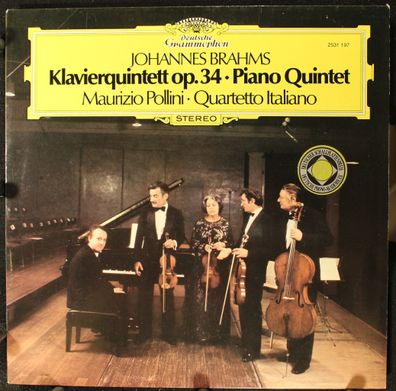 Deutsche Grammophon 2531 197 - Klavierquintett Op. 34 · Piano Quintet