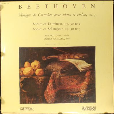 Musidisc 30 RC 727 - Musique De Chambre Pour Piano Et Violon, Vol. 4 : Sonate En