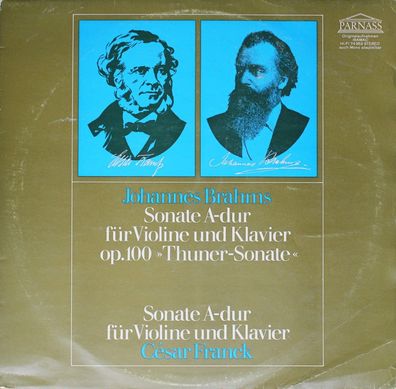 Parnass 74 953 - Johannes Brahms, César Franck, Theo Olof, Daniel Wayenberg - S