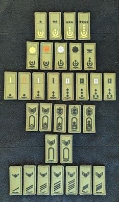 Bundeswehr Rangabzeichen mit US-Rang, 5,0 x 2,0 cm, Luftwaffe