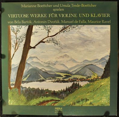 RBM Records RBM 3059 - Virtuose Werke Für Violine Und Klavier