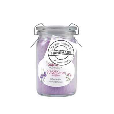 Candle Factory Baby-Jumbo Duftkerze im Weckglas, Wildblumen, 308-105 1 St