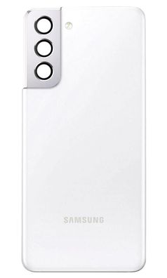 Original Samsung Galaxy S21 5G SM-G991B Akkudeckel Weiß Gut