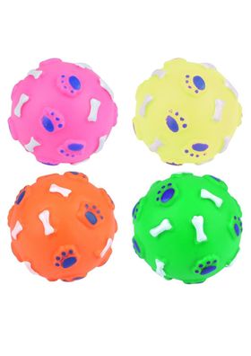 4 x Hundeball Hundespielzeug Ball Spielzeug Hunde Hundeball Wurfspielzeug Dog