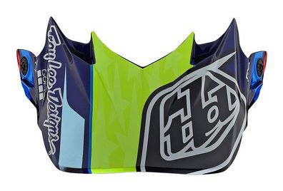 Troy Lee Designs SE4 Helmvisier Speed Team blau gelb