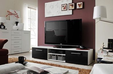 Einrichtung TV Ständer Sideboard Kommode Wohnzimmer Modern Holz Design Möbel Neu
