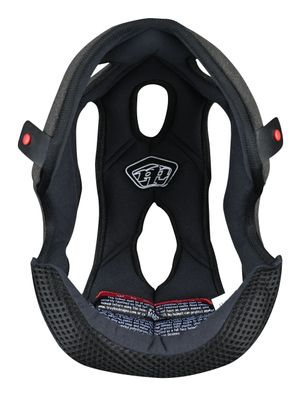 Troy Lee Designs GP Comfort Liner Helmpolster schwarz Größe XS (17mm)