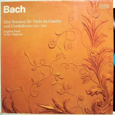 Eterna 8 27 216 - Drei Sonaten Für Viola Da Gamba Und Cembalo BWV 1027-1029