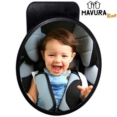 Mavurakids Rücksitzspiegel Baby Auto Spiegel 360 Rücksitz Crash Test bruchsicher