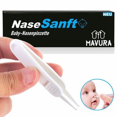 NaseSanft Baby Nasenpinzette Nasenreiniger Nasen Reiniger Pflege Zange Sauger