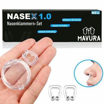 NASEX DAS Original Premium Nasenklammern magnetisch Schnarchen Sport Fitness Version