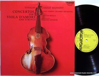 Hungaroton SLPX 12162 - Concertos For Viola D'Amore And Strings