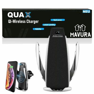 QUAX QI Wireless Charger Auto Handy Halterung magnetisches Induktions Ladegerät