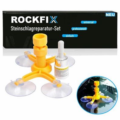 Rockfix Windschutzscheiben Reparatur Set Steinschlagreparatur Kit Steinschlag Reparat