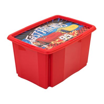Aufbewahrungsbox Spielzeugbox Spielzeugkiste Fashion Box 45L Disney Cars