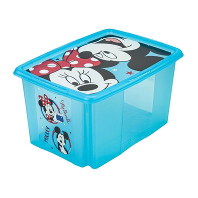 Aufbewahrungsbox Spielzeugbox Spielzeugkiste Fashion Box 45L Mickey Mouse