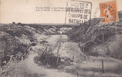 Postkarte WWI Fort de Vaux - Le Fosses du Fort