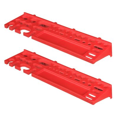 Stecktafeln aus Kunststoff Werkzeughalter rot 2 Stck ITBP390S