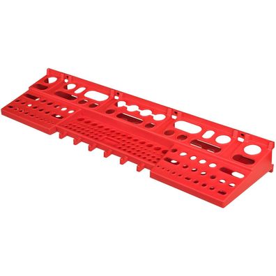 Stecktafeln aus Kunststoff Werkzeughalter rot ITBP580 Leiste