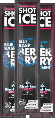 Shot Ice - Wassereis mit Alkohol 10,5% Blue Raspberry