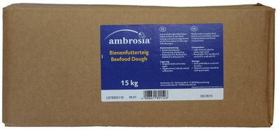 2 x Futterteig 15 Kg Ambrosia, Bienenfutter, Teig, Reizfutter, Futter Dr. Liebig