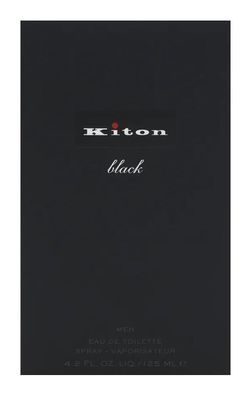 Kiton Black 125ml Eau de Toilette Spray EDT Herren
