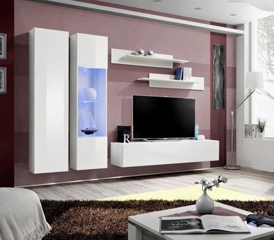 Wohnzimmermöbel Wandregale Designer Wohnwand Modern Komplett Möbel