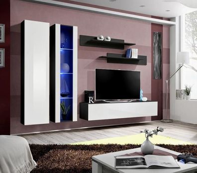 Wohnzimmer Möbel Wohnwand TV Ständer Komplette Einrichtung Moderne Design