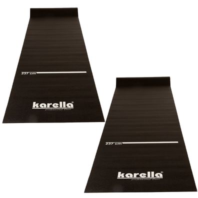 Dartmatte Karella ECO-Star 2 Größen Dart Steeldart Bodenschutz Teppich Matte