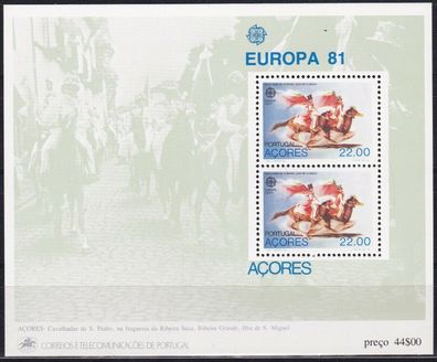 Portugal Azoren 1981 1000x Block Nr. 2 Mi-Euro: 4000 postfrisch MNH