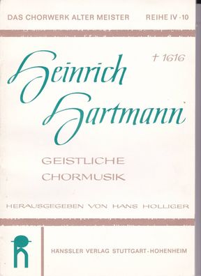 Heinrich Hartmann, Geistliche Chormusik 1616 (Das Chorwerk alter Meister)