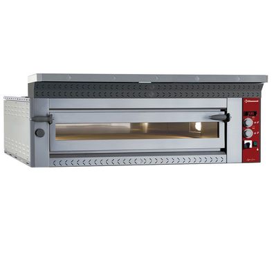 Elektro Pizzaofen Flammkuchenofen 1 Kammer für 9 Pizzen á 35 cm Gastlando