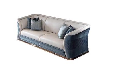 Kunstleder Sofas Wohnlandschaft Garnitur Design Modern Sofas Sofa 3 Sitzer
