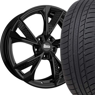 19 Zoll ABE Winterräder MAM RS6 BP Winterreifen 235/45 für Audi A6 Avant 4G, 4G1