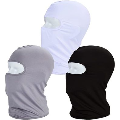 3 Pieces Balaclava Face Cover Ski Mask Motorcycle Mask Bicycle Face Mask