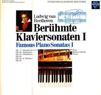 Saphir 25 760-0 SX/1-2 - Berühmte Klaviersonaten I / Famous Piano Sonatas I