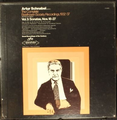 Seraphim IC-6065 - The Complete Beethoven Society Recordings, 1932–37 / Vol. 3