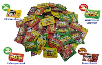200 x Knisterstreusel Knallzucker Popping Candy Top Wurfmaterial Karneval Fasching