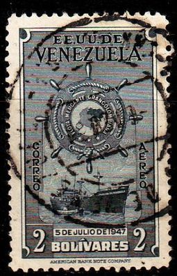 Venezuela [1948] MiNr 0527 ( O/ used ) Schiffe